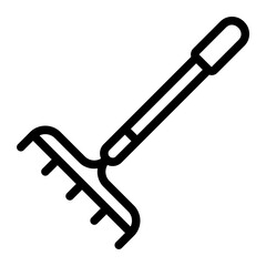 rake line icon