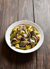 Herring and potato salad