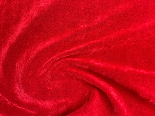 Fototapeta na wymiar red velvet fabric texture used as background. Empty red fabric background of soft and smooth textile material. There is space for text...