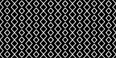 Vector geometric seamless pattern. Minimal ornamental background with abstract shapes. Black and white texture. Simple abstract ornament background. Dark repeat design for decor, fabric, cloth.