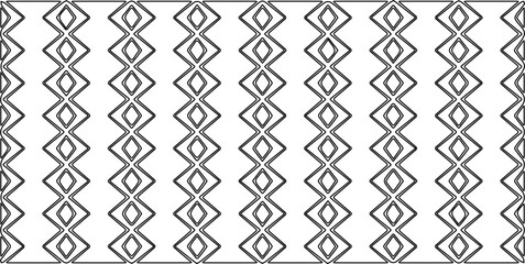 Stylish texture with figures from lines.Abstract geometric black and white pattern for web page, textures, card, poster, fabric, textile. Monochrome graphic repeating design. 