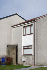 Council houses in poor estate with high populations and many social welfare issues