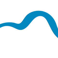 abstract wave shape