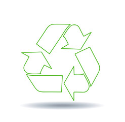 Vector recycle signs illustration design