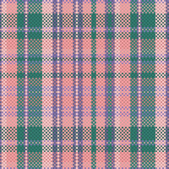 Tartan Plaid With Vintage Color Pattern.