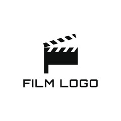 modern letter f film logo graphic vector illustration