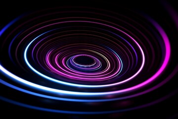 Obraz premium Psychedelic Left Turn. A Cosmic Greeting from Deep Space