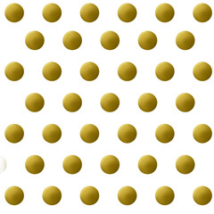 polka dots background circle gold vector