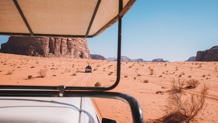 Offroad Cars in the desert © george