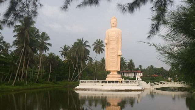 Tsunami Honganji Vihara, Hikkaduwa, Sri Lanka.
