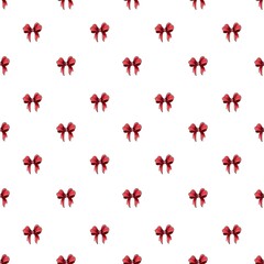 Pattern New year and Merry Christmas.Color illustration. Santa, candel, present, gift, Christmas tree