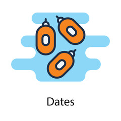 Dates icon. Suitable for Web Page, Mobile App, UI, UX and GUI design.