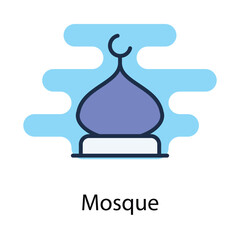 Mosque icon. Suitable for Web Page, Mobile App, UI, UX and GUI design.