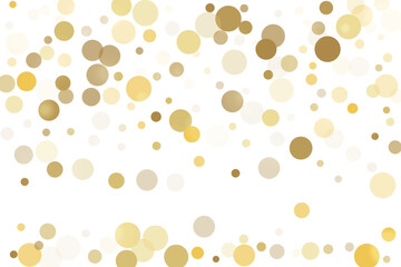 Gold glitter confetti, great design for any purpose. Party decor.