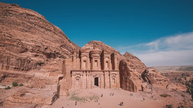 Petra Timelapse. City Petra, Jordan