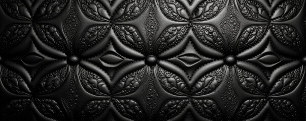 Classic Elegance in black leather pattern. A Timeless and Sophisticated Look for Your Everyday Style. Generative AI