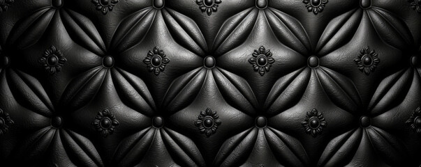 Classic Elegance in black leather pattern. A Timeless and Sophisticated Look for Your Everyday Style. Generative AI
