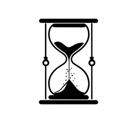 Time Management hourglass icon. hourglass Vector.