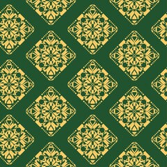 Abstract contemporary seamless pattern of ornament elements. Geometric shapes, textures. Vibrant boho print.