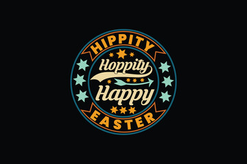 Fototapeta na wymiar Hippity, Hoppity, Happy Easter