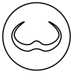 Fototapeta premium horn icon