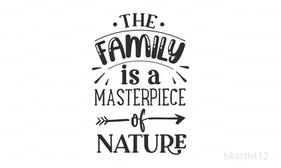 The family is a masterpiece of nature SVG design.