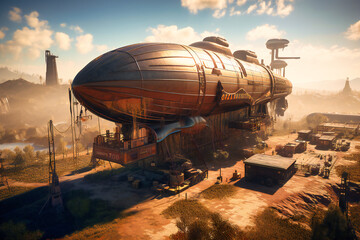Airships, powered by renewable energy sources, provide a new mode of transportation for heavy and oversized cargo