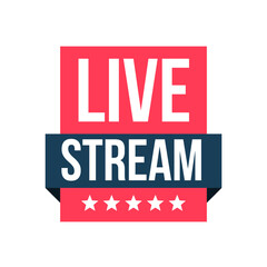 Live Stream Isolated Vector Icon