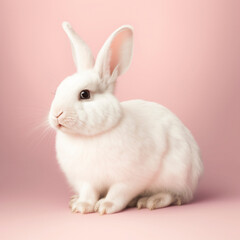 Obraz premium Easter bunny, generative AI technology