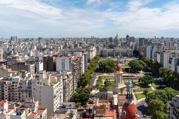 Naklejka premium Buenos Aires Skyline: A Panoramic View of a Vibrant City