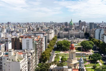 Foto op Aluminium Buenos Aires Skyline: A Panoramic View of a Vibrant City © skostep