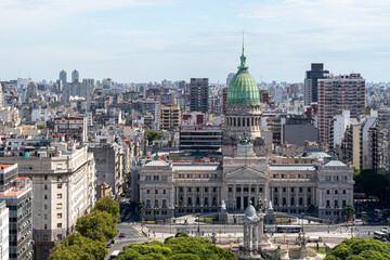 Fototapeta premium Buenos Aires Skyline: A Panoramic View of a Vibrant City