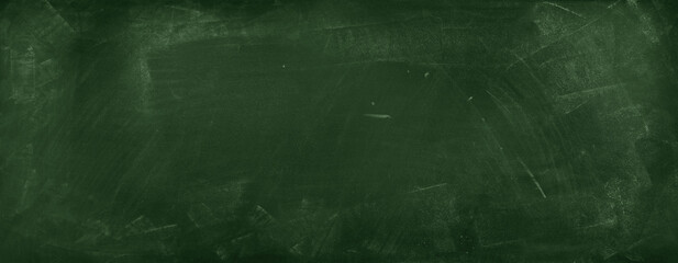 Green blackboard or chalkboard