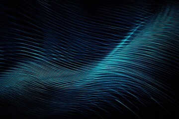  an abstract blue background with wavy lines and curves in the center.  generative ai