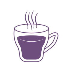 Hot Tea Coffee Hand Drawn Icon Isolated Vector Illustration