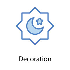 Decoration icon. Suitable for Web Page, Mobile App, UI, UX and GUI design.