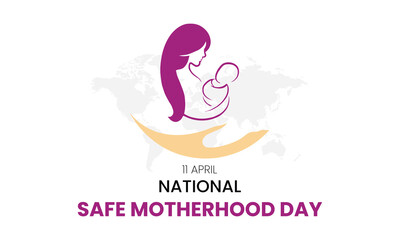 national safe motherhood day, National Safe Motherhood Day, Vector illustration design
