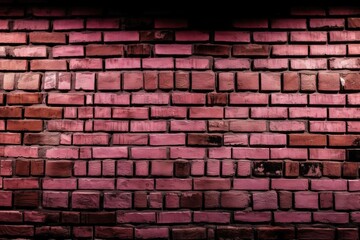 Fototapeta na wymiar a red brick wall with a black top and a red bottom and a black bottom and a red bottom and a black bottom and a black bottom. generative ai