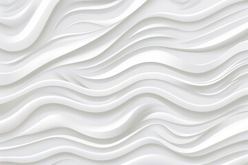  an abstract white background with wavy lines and curves in the form of waves.  generative ai