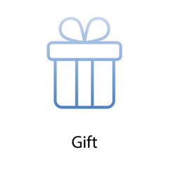 Gift icon. Suitable for Web Page, Mobile App, UI, UX and GUI design.