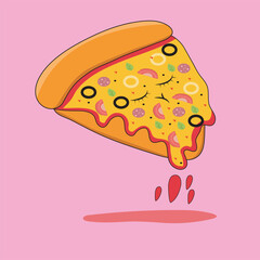 slice of pizza. illustration of a pizza background. illustration of a pizza.pizza slice icon vector stock.pizza vector illustration.