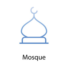 Mosque icon. Suitable for Web Page, Mobile App, UI, UX and GUI design.