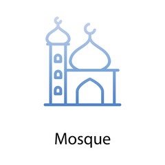 Mosque icon. Suitable for Web Page, Mobile App, UI, UX and GUI design.