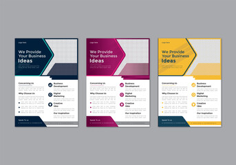modern trend professional business flyer design corporate 