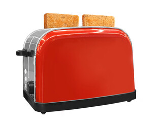 Red bread toaster,