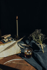 working space of the novel writer