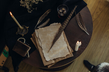 working space of the novel writer
