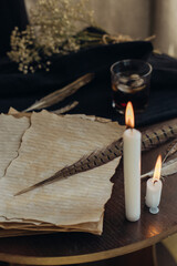 working space of the novel writer