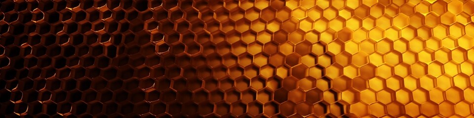 Honeycomb texture background banner