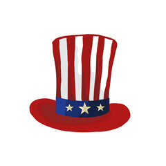 united states of america hat vector illustration